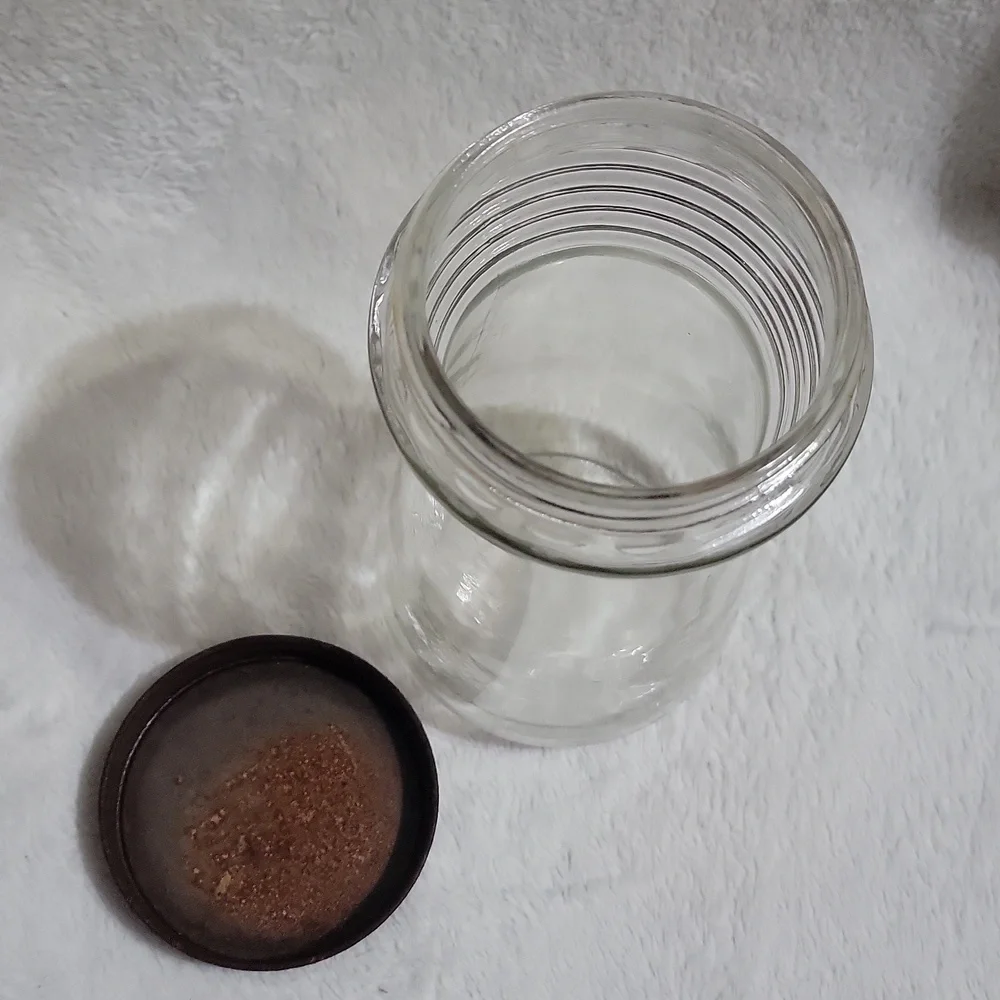Vintage glass jar